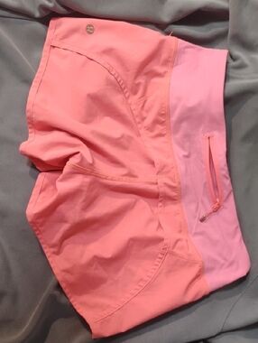 lululemon athletica Pink Two-Tone Athletic Shorts